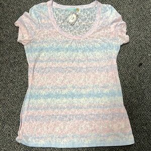 🌸3/$30🌸2/$15❤️5/$25❤️ MAURICES | pastel burnout tee/top/shirt